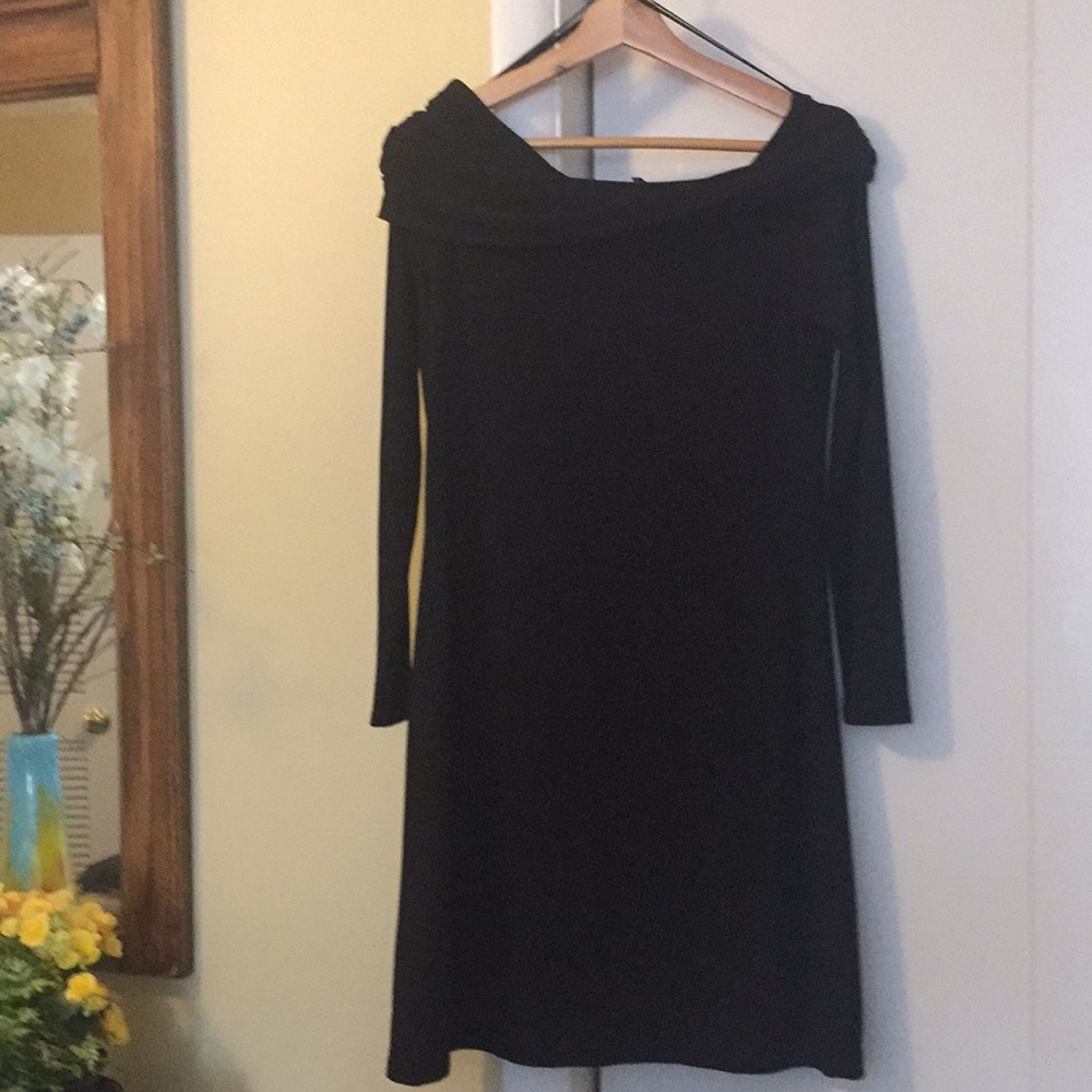 White House Black Market cowl neck dress